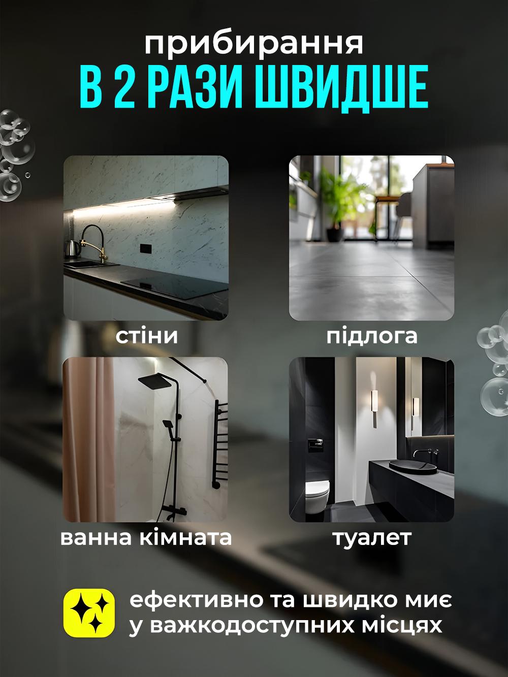 Электрощетка беспроводная Andowl Q-SZ20X1 4в1 для чистки и полировки кухни ванной авто Белый (e91ad2d7) - фото 6