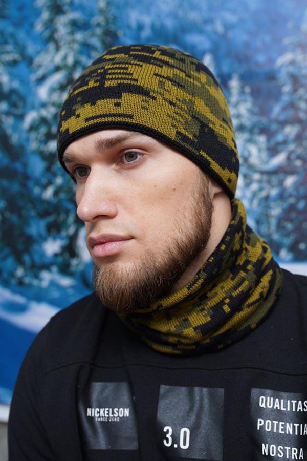 Комплект мужской Braxton Пиксель III 7214/7213-77 Черный/Оливковый/Хаки (1700918582)