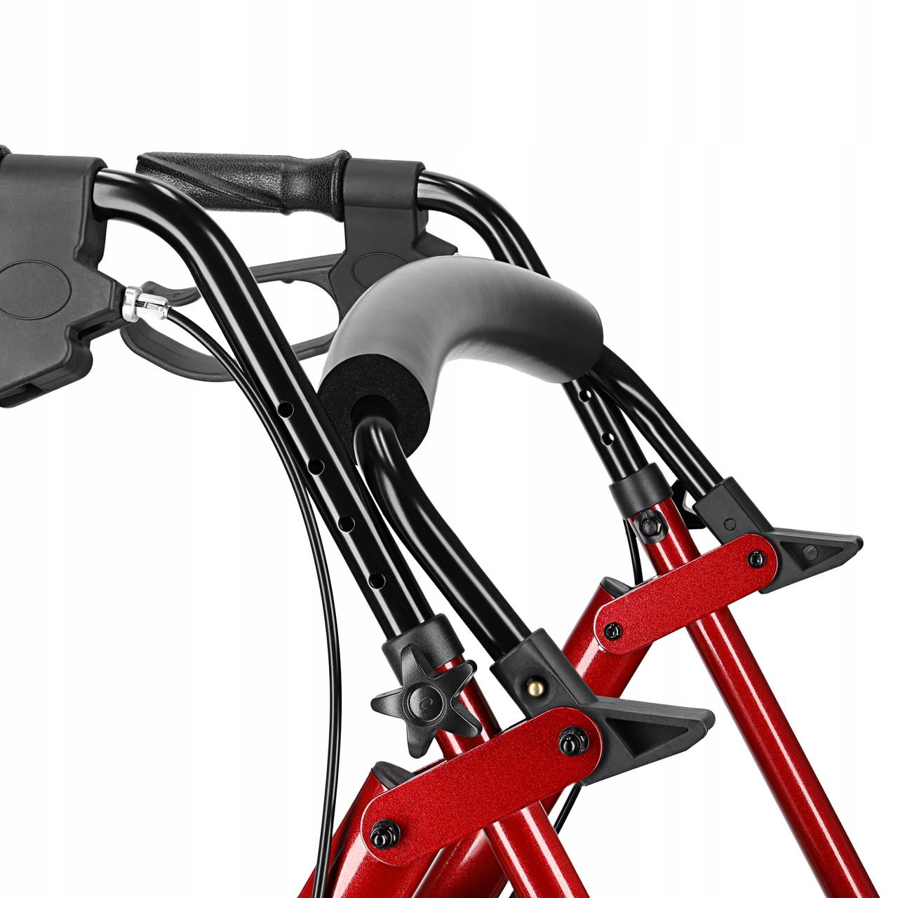 Роллер дляходьби 4FIZJO складний зі сумкою Black/Red (P-5905973406901) - фото 6