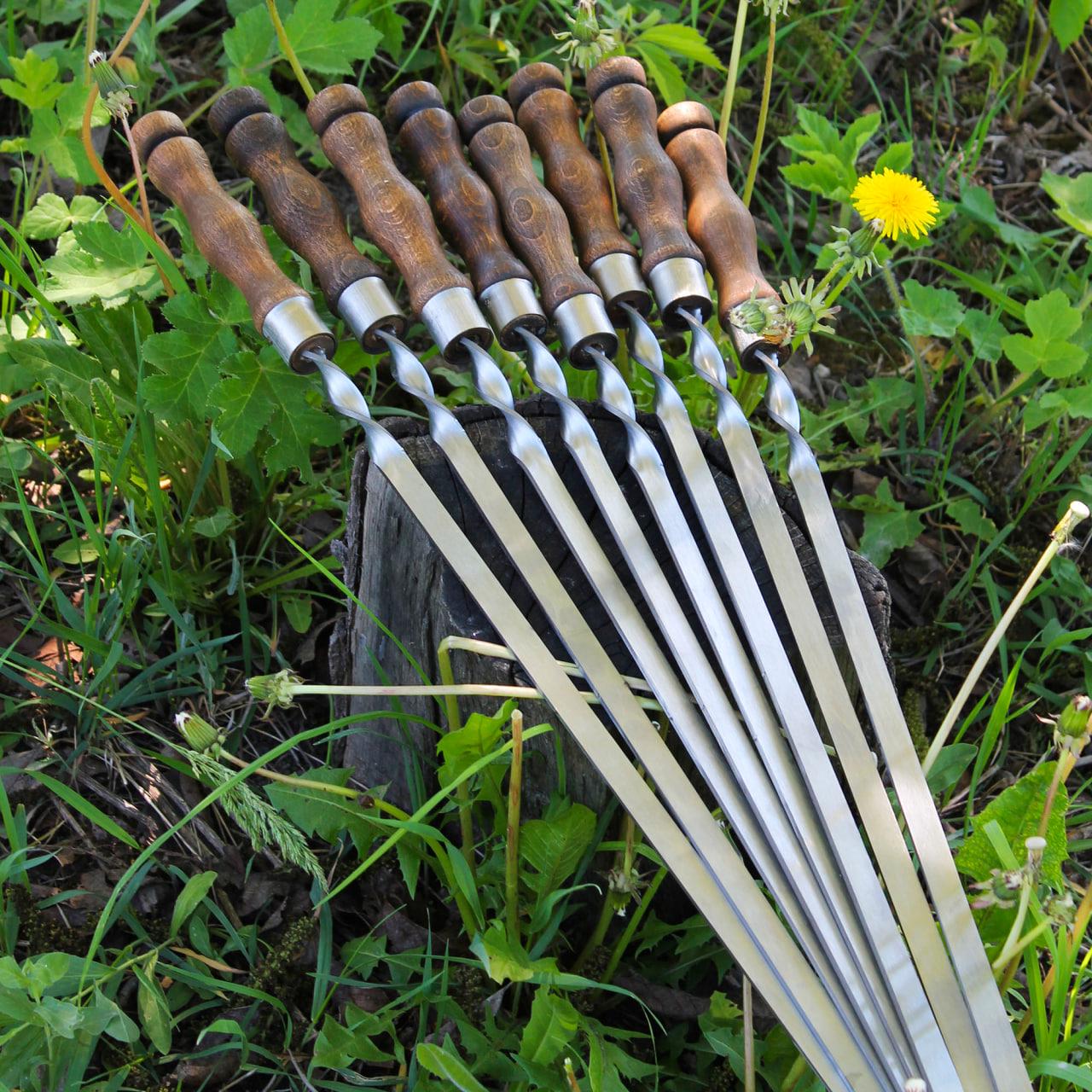 Шампури з дерев'яною ручкою 720x14x3 мм 6 шт. (17660169) - фото 3 Шампури з дерев'яною ручкою 720x14x3 мм 6 шт. (17660169) - фото 3