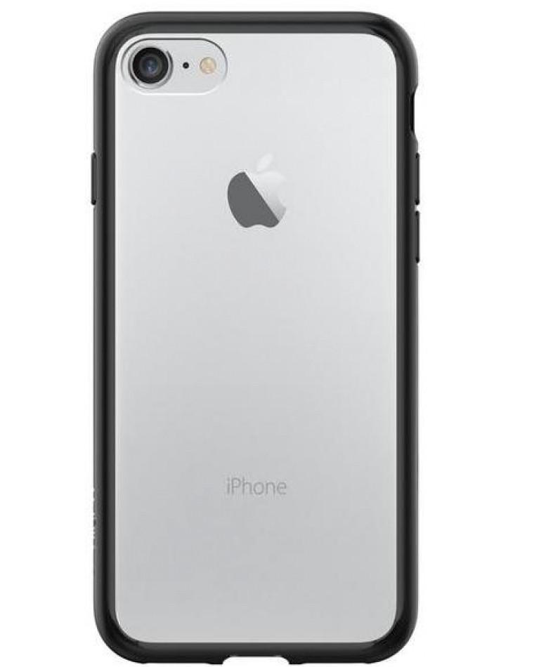 Чехол-накладка Spigen SGP Ultra Hybrid Crystal Clear for iPhone 7/8/SE 2020, Black (042CS20446)