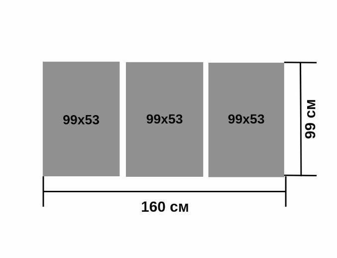 Картина модульная на холсте DK Любовь на закате 159x99 см (XL102) - фото 2