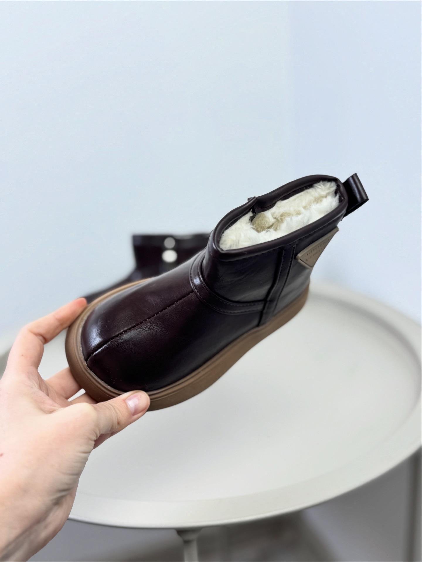 Ботинки детские зимние 1654 р. 26 Коричневый (30411351) - фото 8