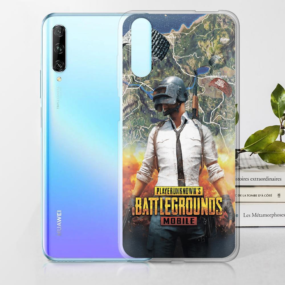 Чехол Boxface Huawei P Smart Pro PUBG Mobile Прозрачный силикон (38612-up2309-38612) - фото 2