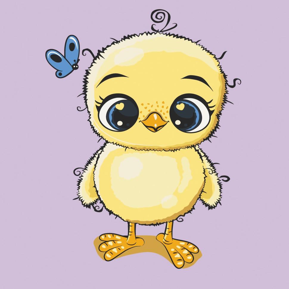 Картина по номерам ART CRAFT Цыпленок 30x30 см (15094-AC)