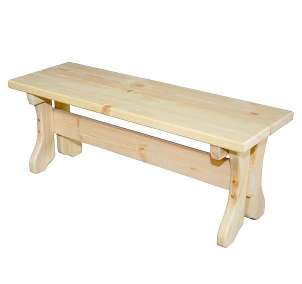 Лавка банна з дерева Кровето Бланже (ЛАБ-001501)