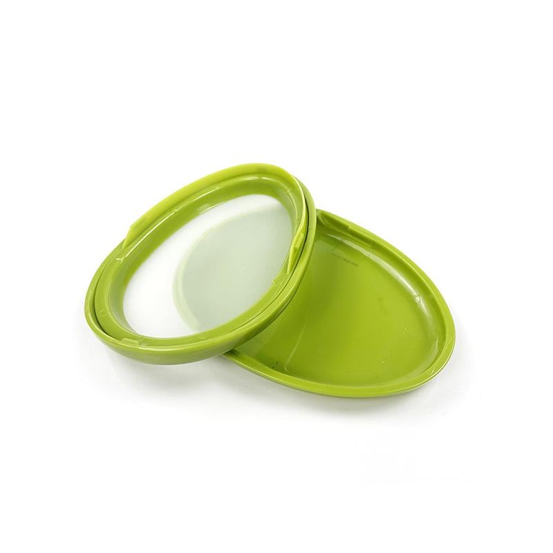 Пищевой контейнер круглый 14х2,5 см Зеленый (29471)