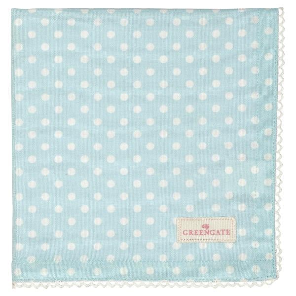 Серветка GreenGate Spot pale 40x40 см Blue (57074633117861)