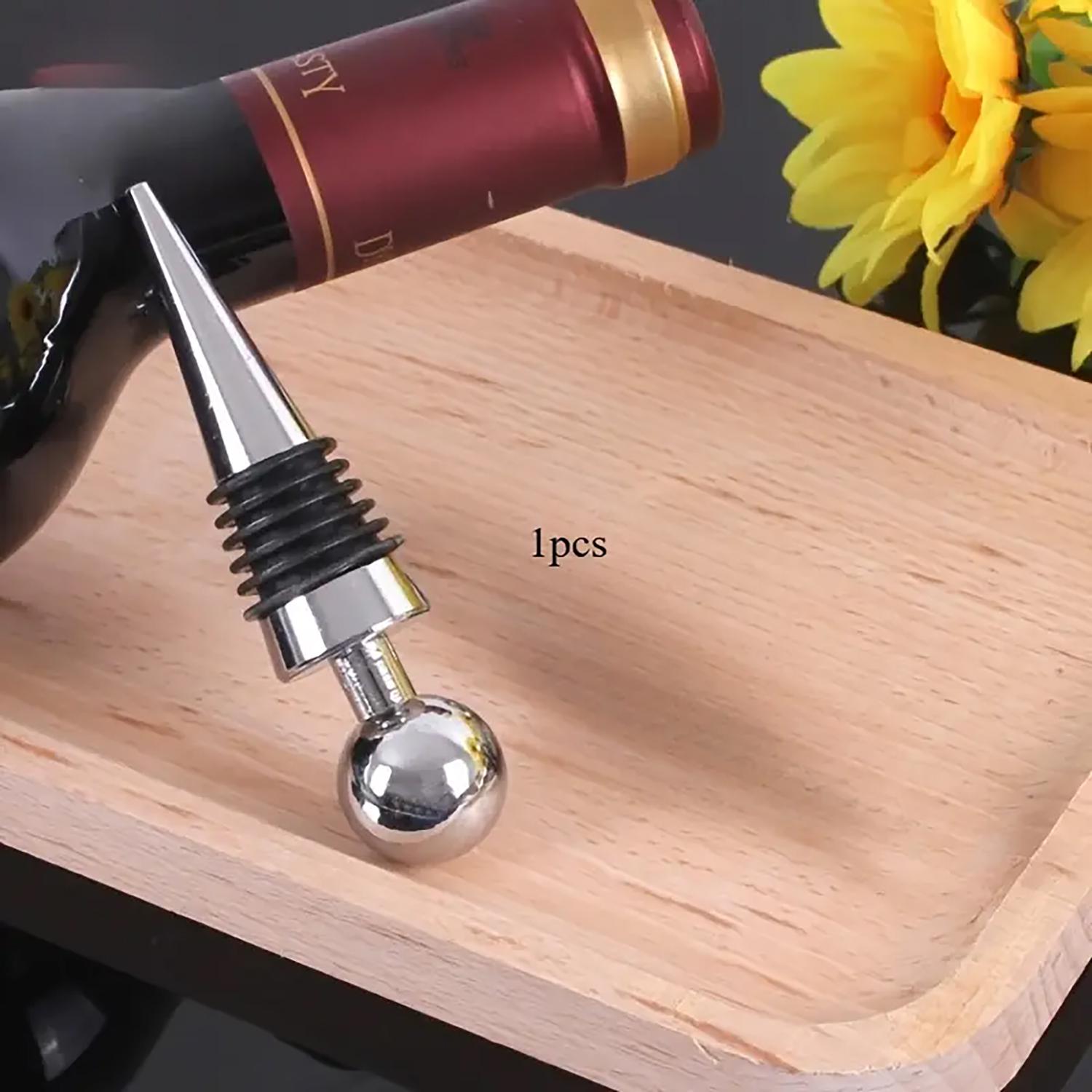 Пробка металева для пляшок вина та шампанського багаторазова 8,5 см - фото 5