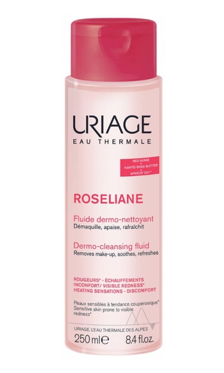 Молочко очищающее Uriage Roseiane Dermo-Cleansing Fluid для чувствительной кожи подверженной покраснениям 250 мл (2377291487)
