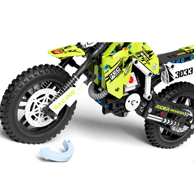 Конструктор горный мотоцикл Kawasaki 476 дет. (КЛ011) - фото 5 Конструктор горный мотоцикл Kawasaki 476 дет. (КЛ011) - фото 5