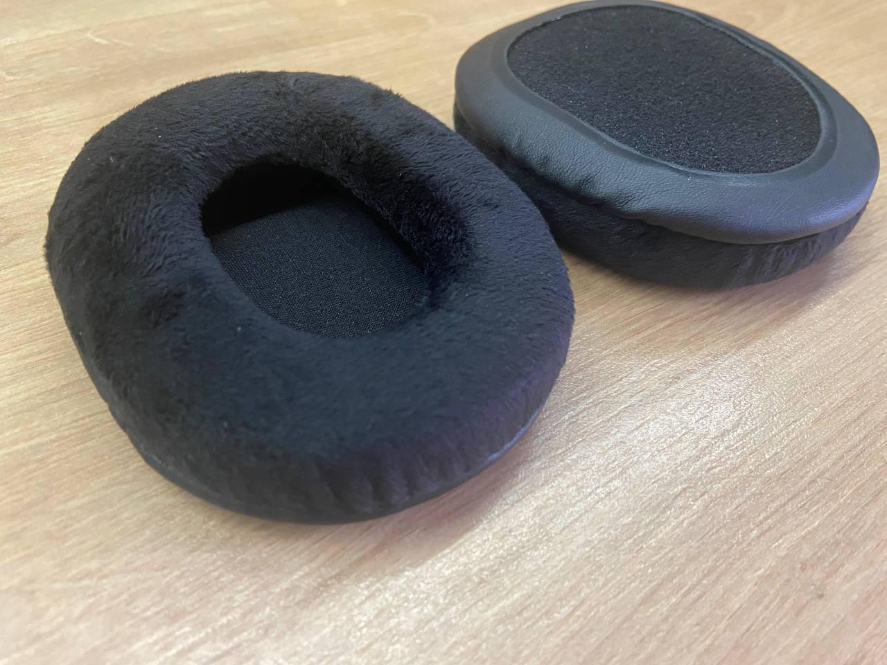 Амбушюри велюрові універсальні для навушників овальні 10х8 см Чорний (30502160) - фото 3 Амбушюри велюрові універсальні для навушників овальні 10х8 см Чорний (30502160) - фото 3