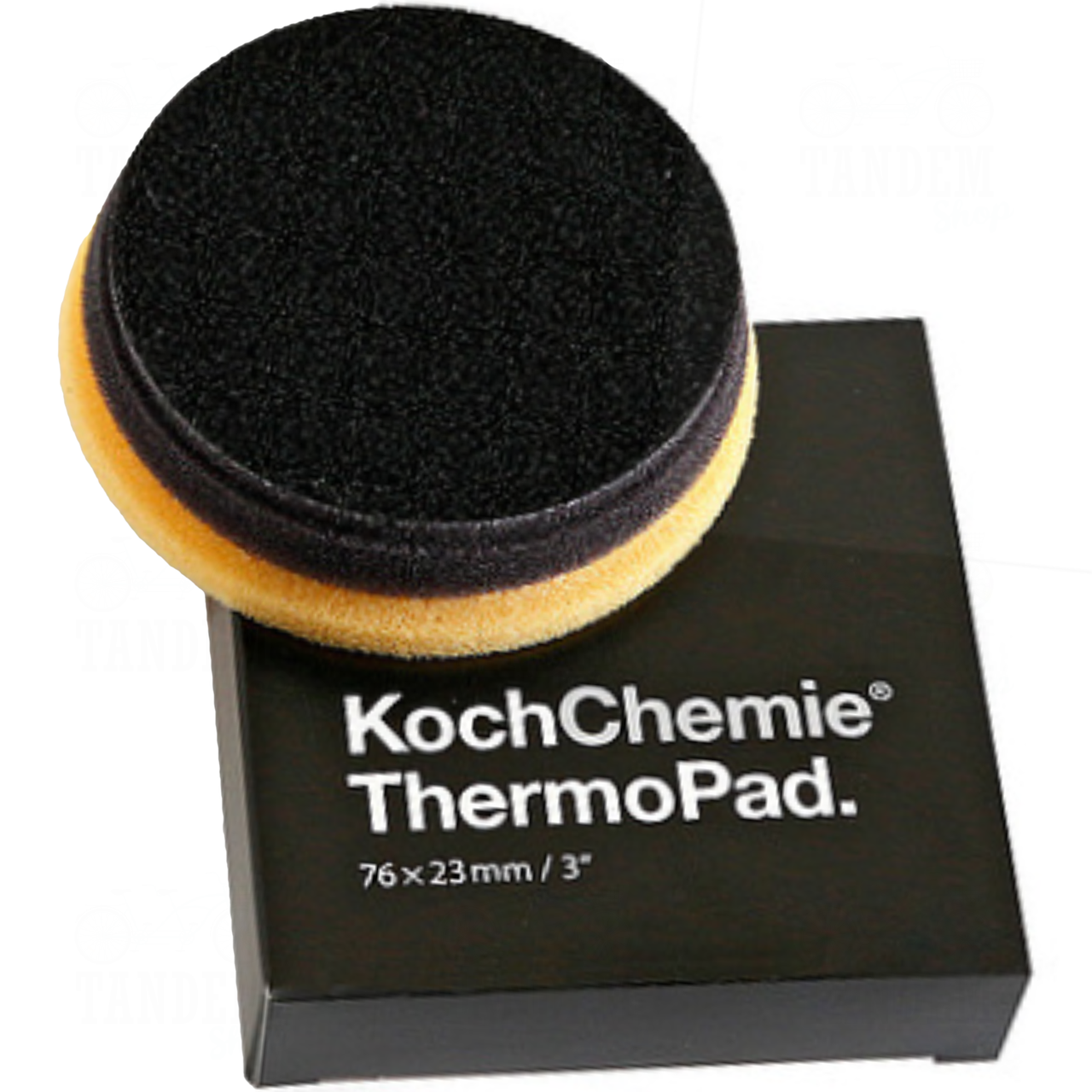 Круг полировальный для полировки фар Koch Chemie ThermoPad Ø76х23 мм Черный