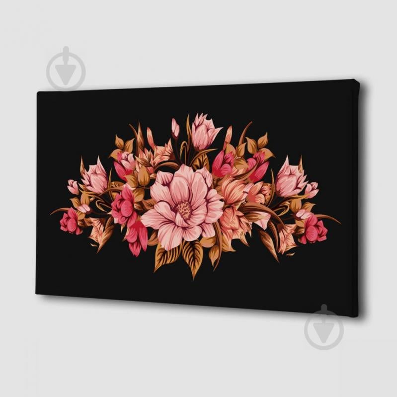 Картина Нежный букет  Malevich Store 30x60 см (K0005)