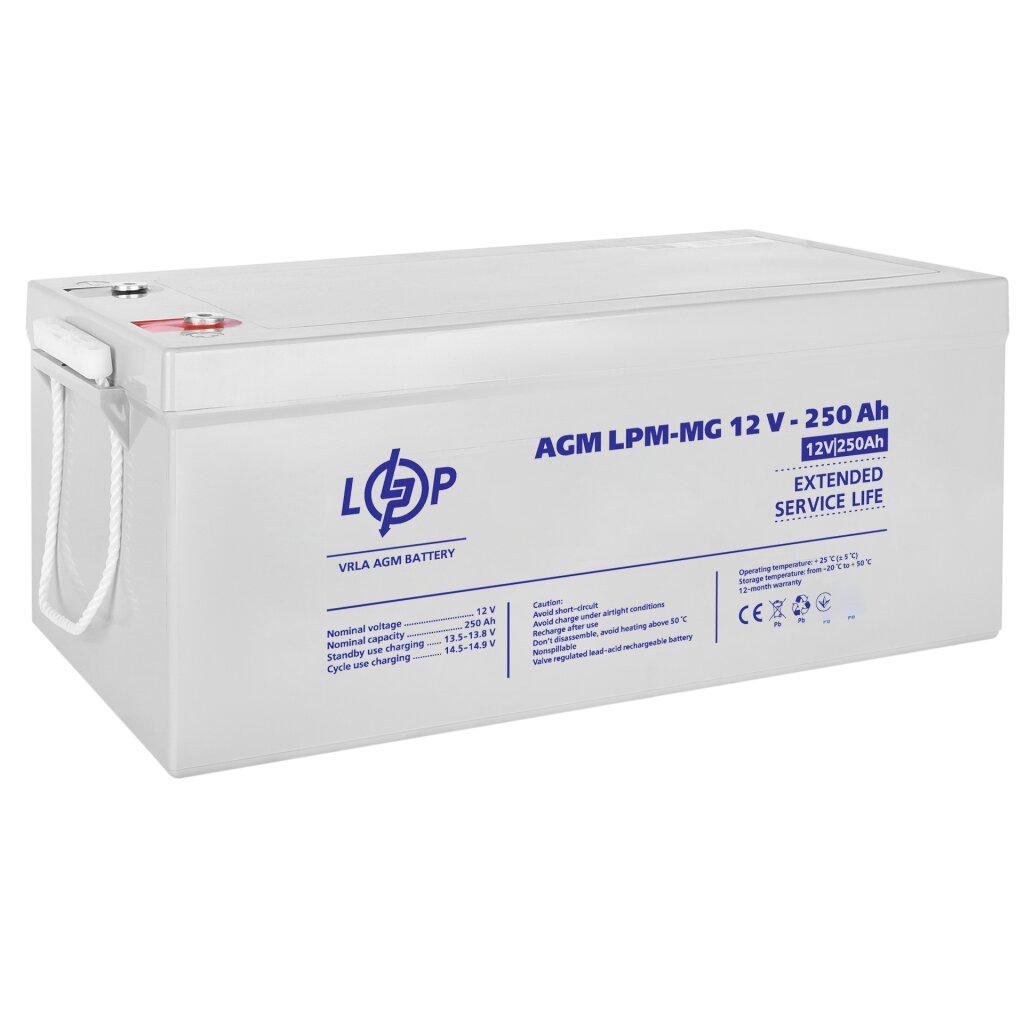Аккумулятор мультигелевый для ИБП LogicPower LPM-MG 12V 250 Ah до 800 циклов (615081) - фото 2