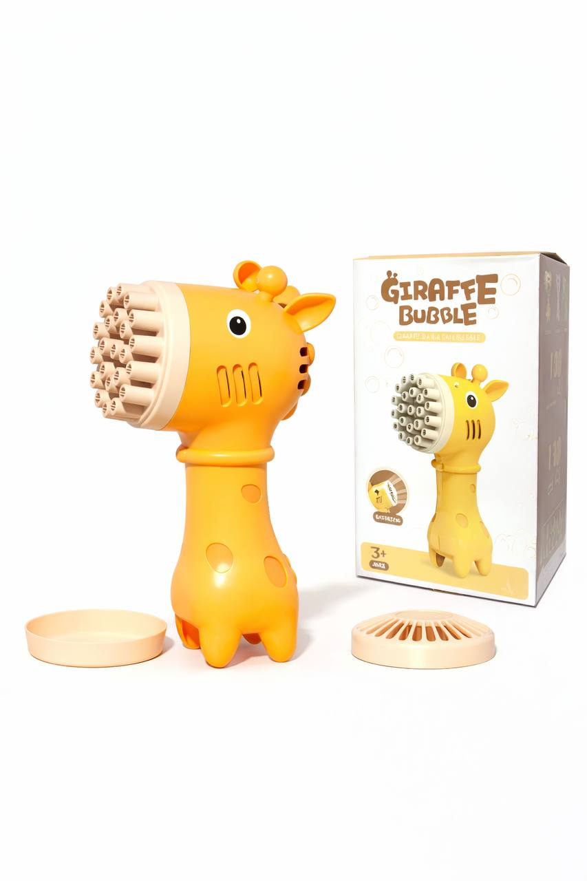 Установка с мыльными пузырями Fun Game 777-9 вентилятор жирафка Желтый (2537627763)