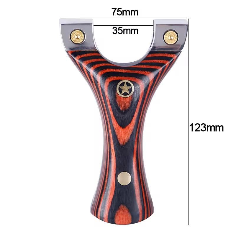 Рогатка ударна SFU Red Wood для полювання та спортивної стрільби з червоного дерева (0031) - фото 2