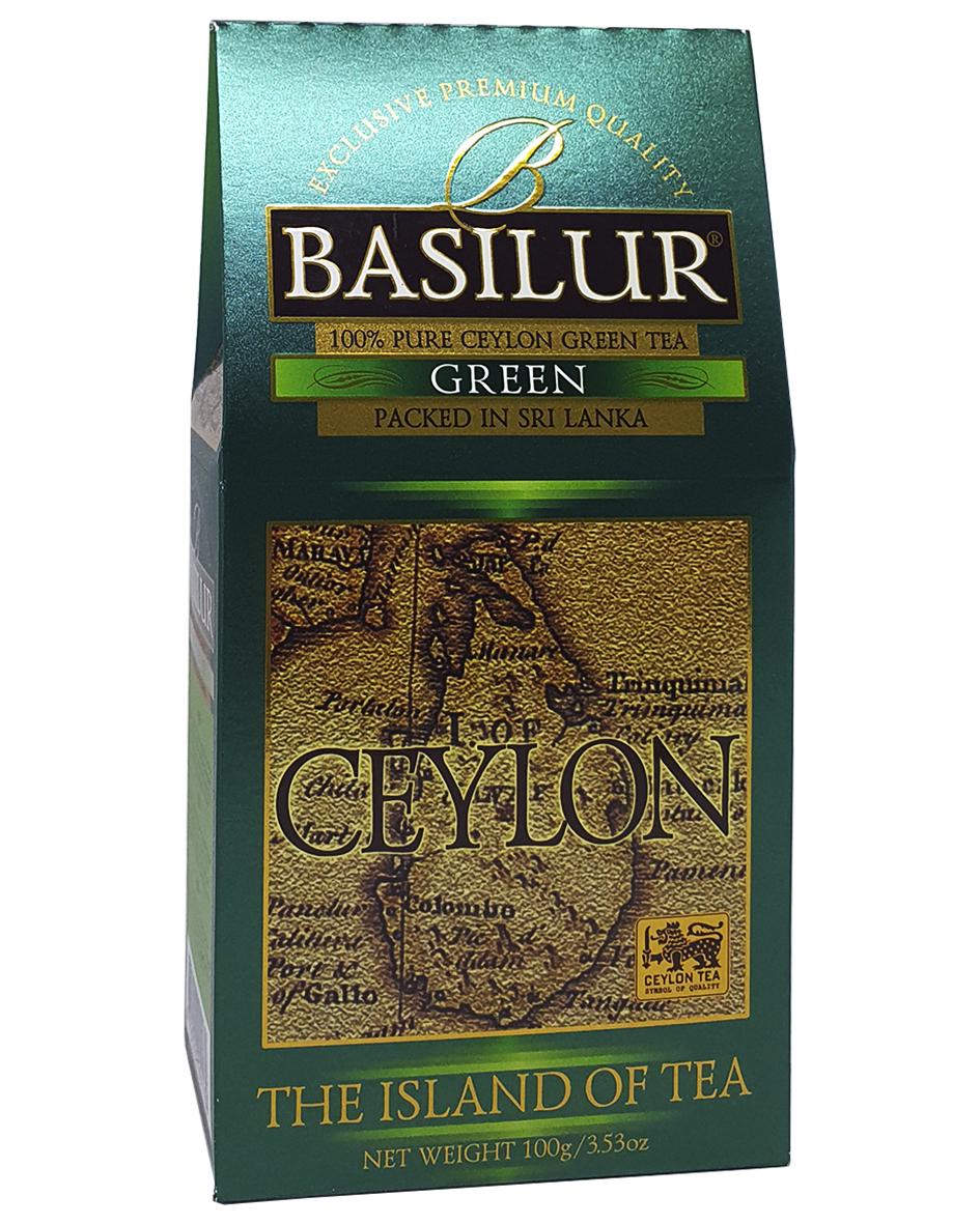 Чай зеленый Basilur Остров Цейлон 100 г (54904)