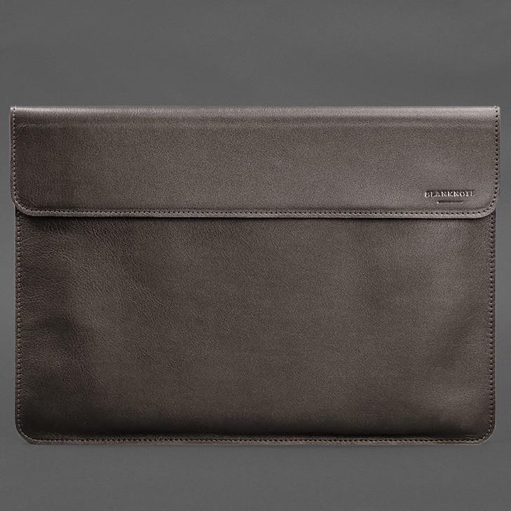 Чехол-конверт кожаный на магнитах для MacBook Pro 15" 2023 Темно-бежевый (A-028787) - фото 5