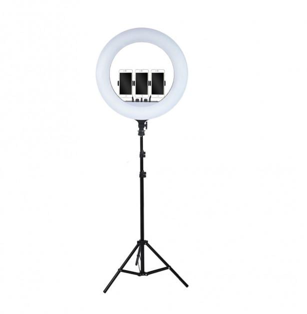 Кольцевая лампа Ring Light LED со штативом и пультом 45 см (ZB-F348)