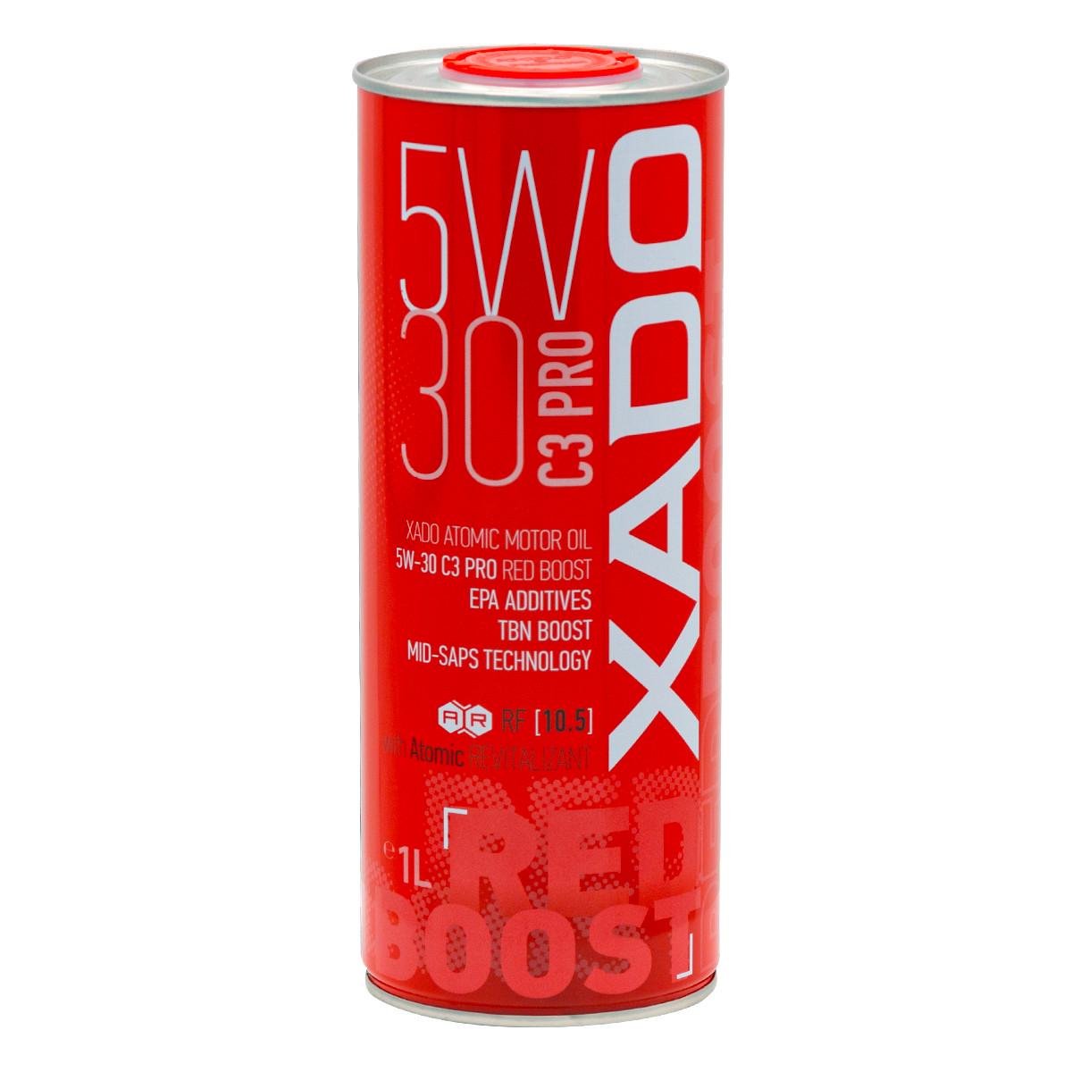 Моторна олива XADO Atomic Oil 5W-30 C3 Pro Red boost синтетична 1 л