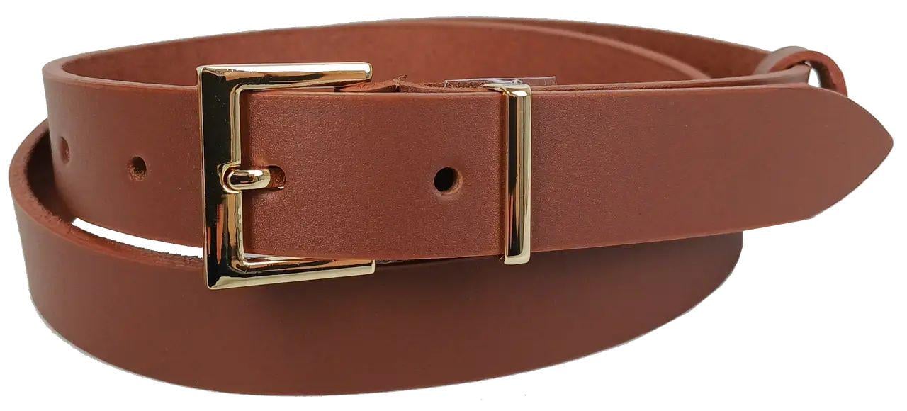 Ремінь жіночий шкіряний Skipper Коричневий (1676-30)