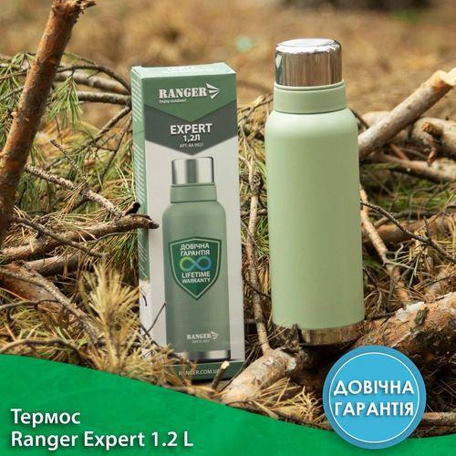 Термос Ranger Expert 1,2 л 10х10х31 см Оливковый (RA_9921) - фото 8