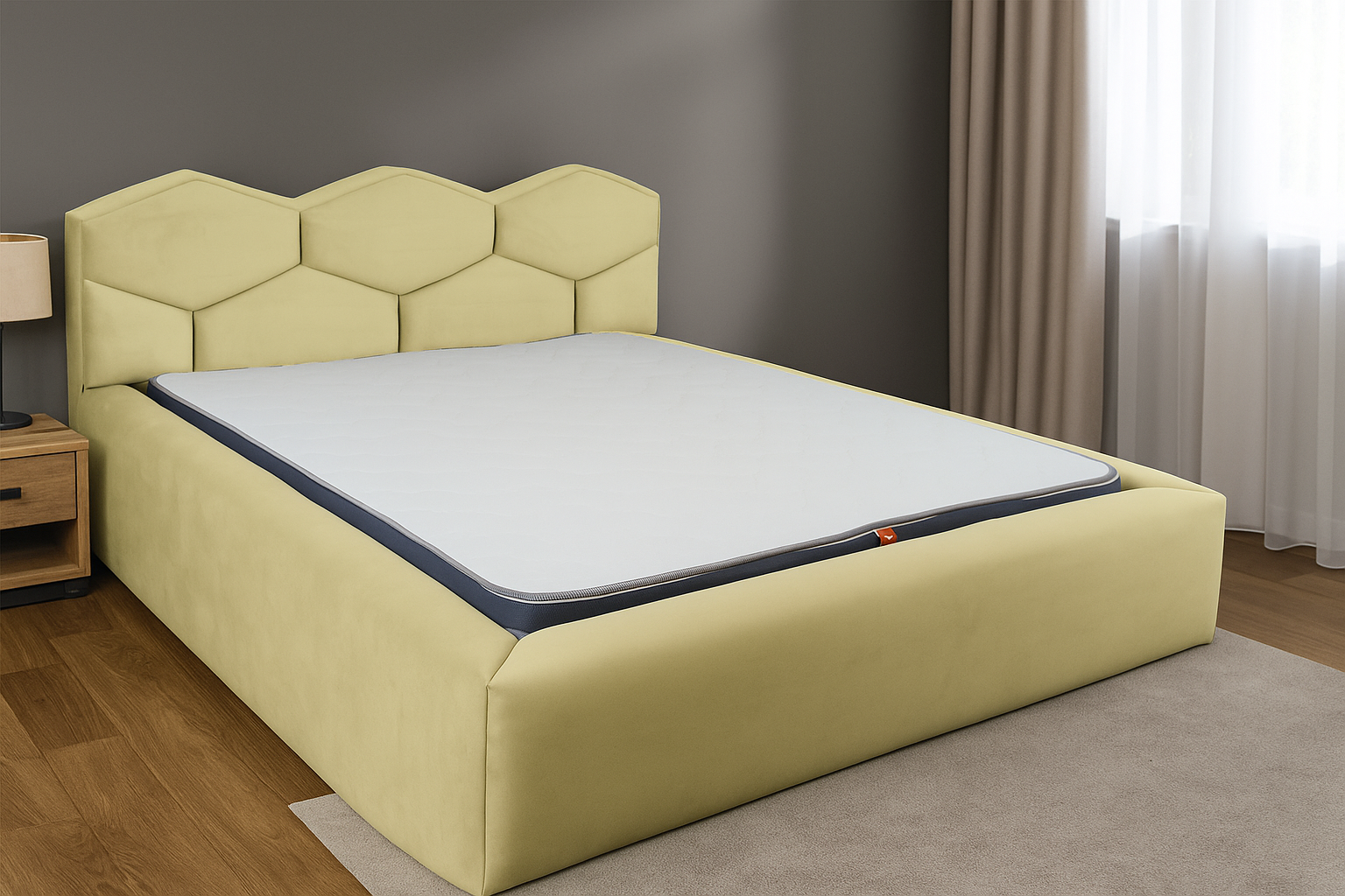 Ліжко Allure Олівер 180х200 см Ecru - фото 3 Ліжко Allure Олівер 180х200 см Ecru - фото 3