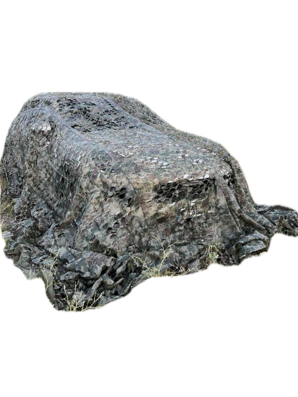 Маскирующая сетка 5х6 м Камуфляж №4 Зеленый