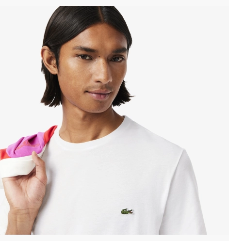 Футболка чоловіча Lacoste White (TH6709001) - фото 2