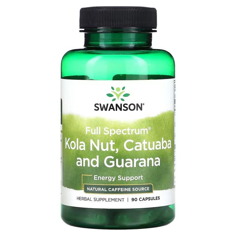 Орех круга катуаба и гуарана Swanson Full Spectrum Kola Nut Catuaba and Guarana 90 capsules (00000042310)