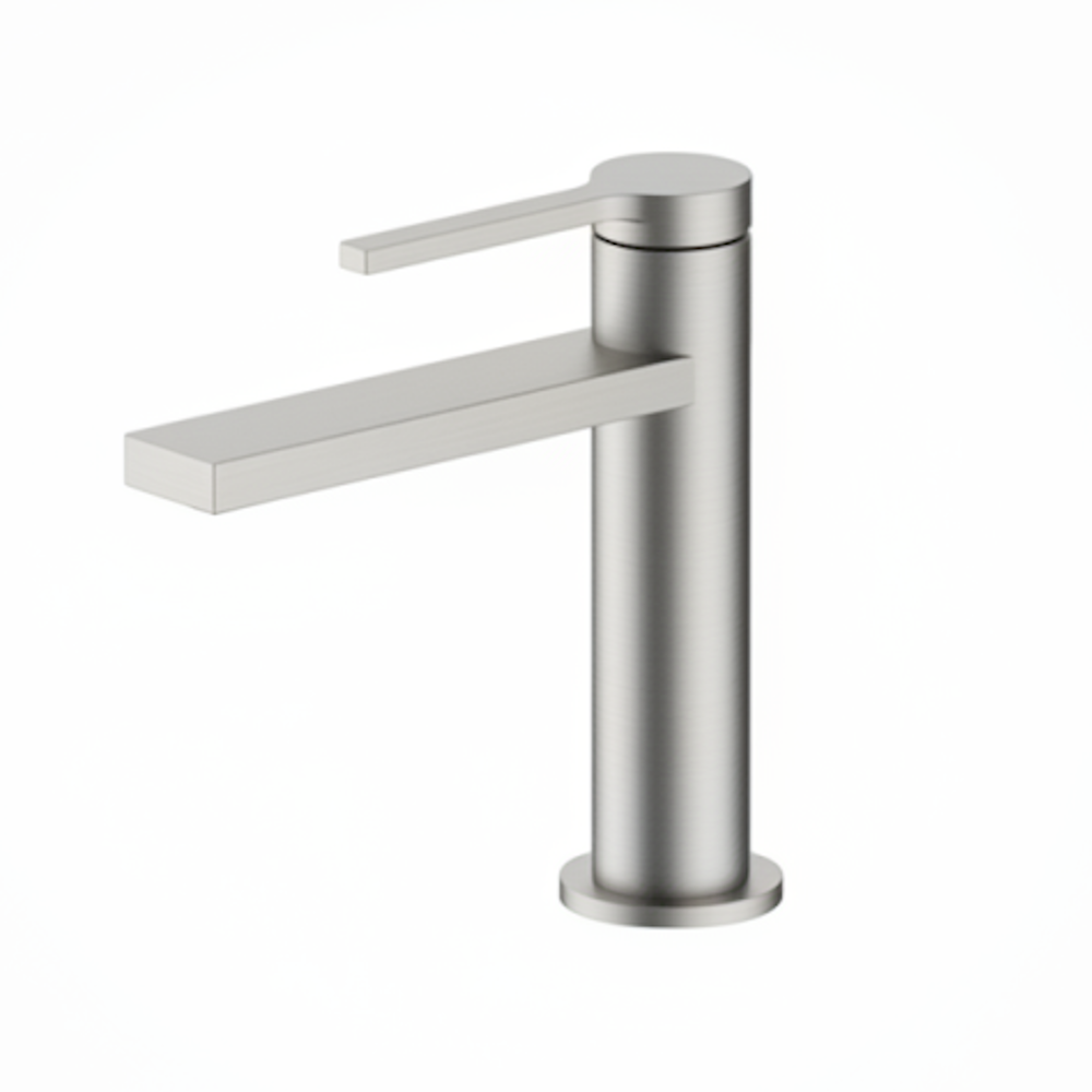 Змішувач для умивальника Nett VS-22 одноважільний Нікель (NET-081120)