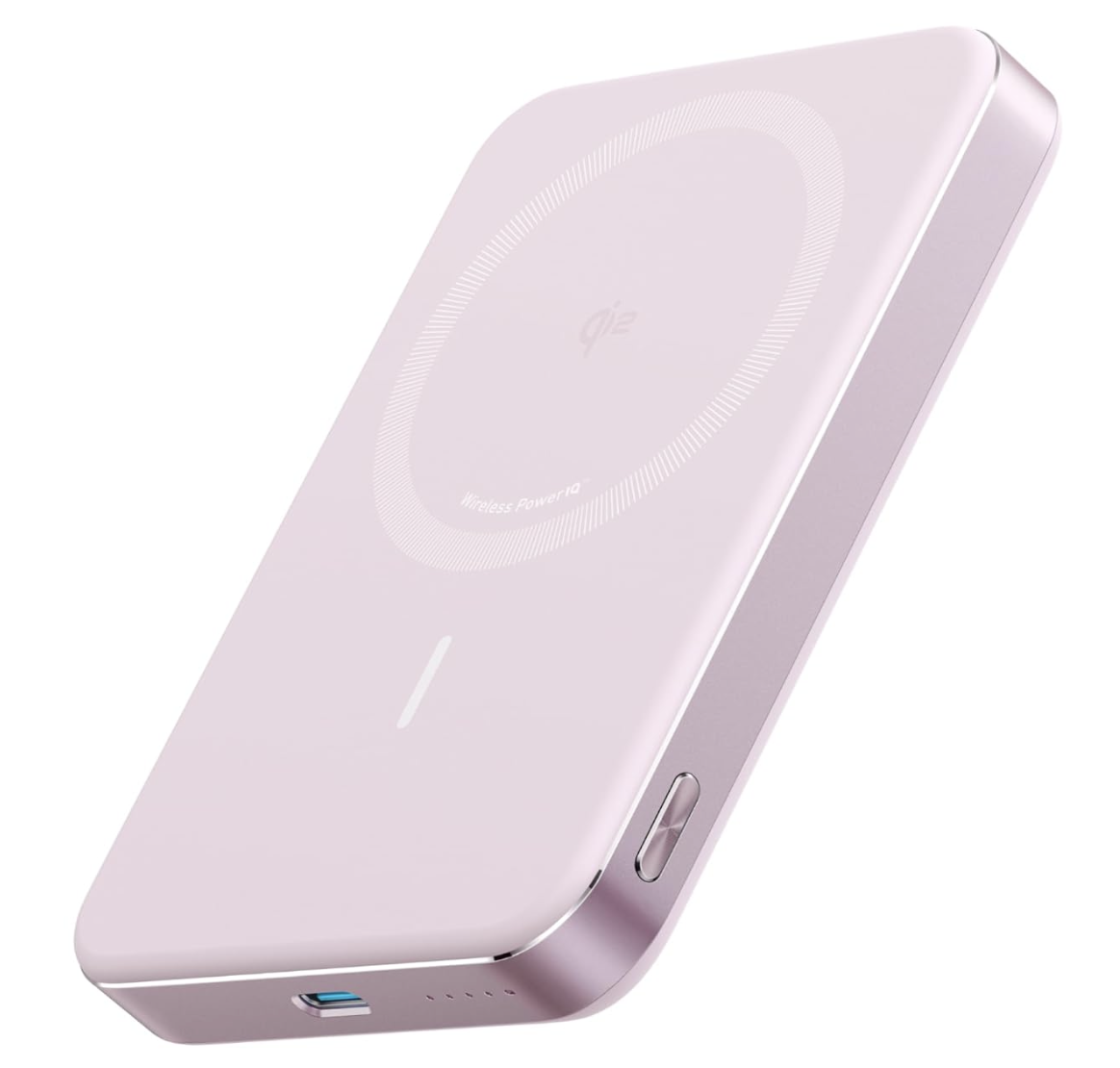 Повербанк Anker Ultra-Slim 10000 mAh MagGo Qi2 15W Pink (2423023383)