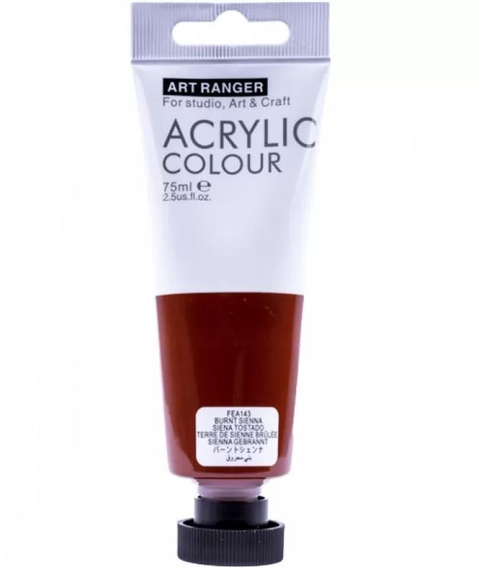 Фарба акрилова ART RANGER 75 мл Burnt Sienna - фото 1 Фарба акрилова ART RANGER 75 мл Burnt Sienna - фото 1