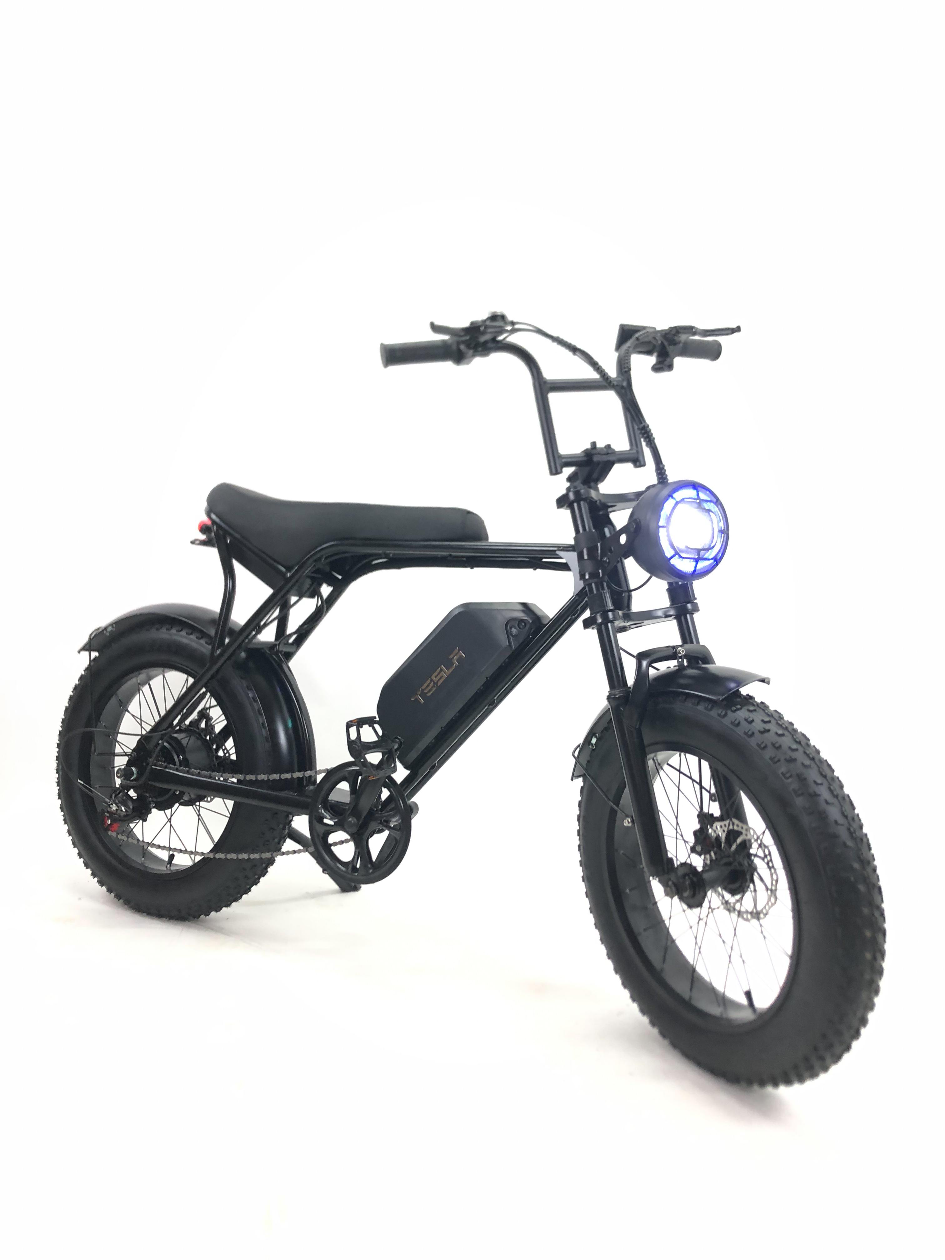 Электровелосипед Fatbike TESLA NEW 20" 48V 1000W 24Ah