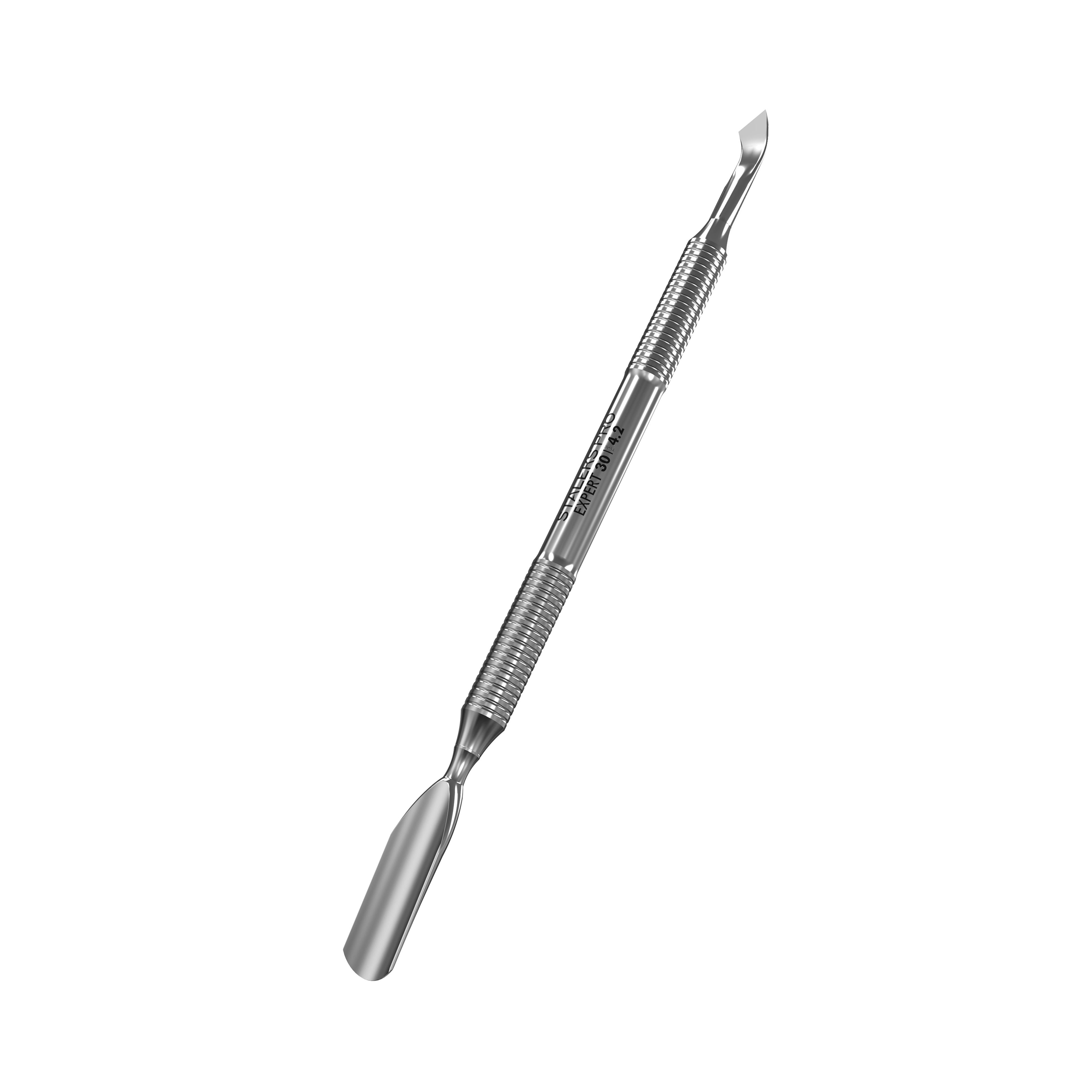 Лопатка маникюрная STALEKS EXPERT 30 TYPE 4.2 пушер округлый широкий и лопасть отогнутая (PE-30/4.2) Лопатка маникюрная STALEKS EXPERT 30 TYPE 4.2 пушер округлый широкий и лопасть отогнутая (PE-30/4.2)