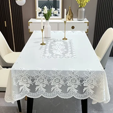 Скатерть водонепроницаемая 137х180 см Белый (G00178) - фото 5 Скатерть водонепроницаемая 137х180 см Белый (G00178) - фото 5