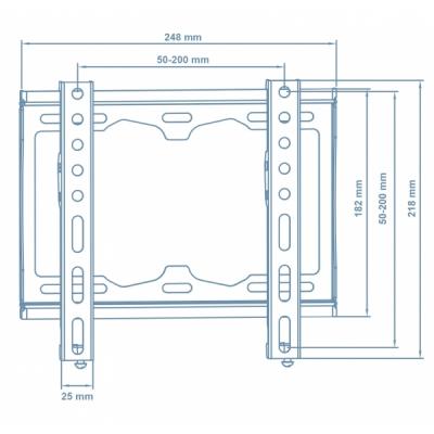 Кронштейн Walfix TV-10B 15-42'' 200х200 - фото 2