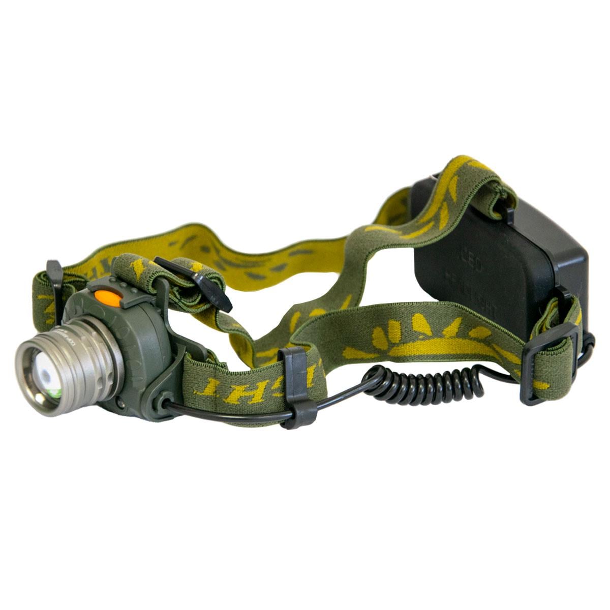 Фонарь налобный аккумуляторный Sensor Head Light 2х18650 (1004417-Black-1)