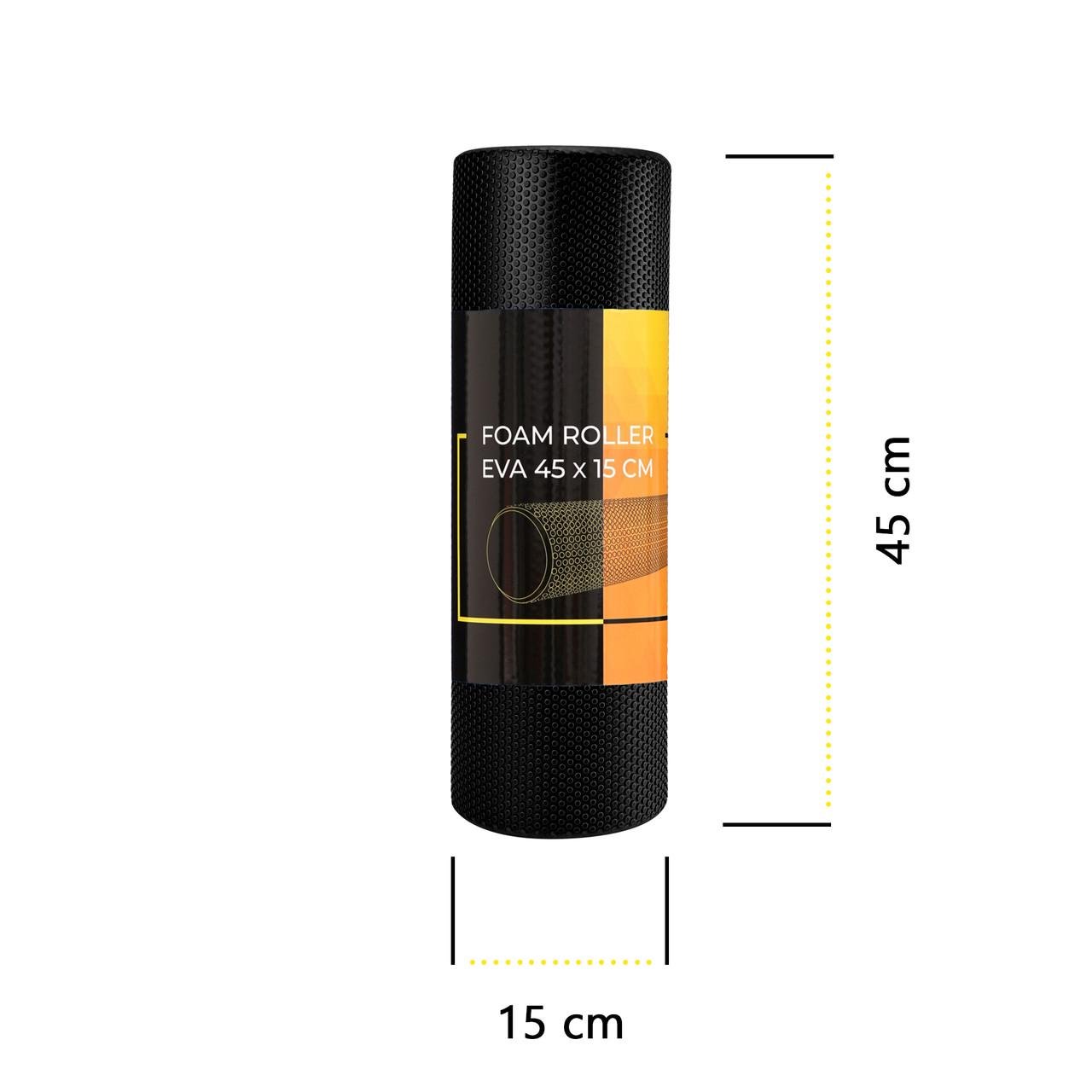Масажний ролик Cornix EVA+ 45х15 см Black (XR-0305) - фото 9 Масажний ролик Cornix EVA+ 45х15 см Black (XR-0305) - фото 9