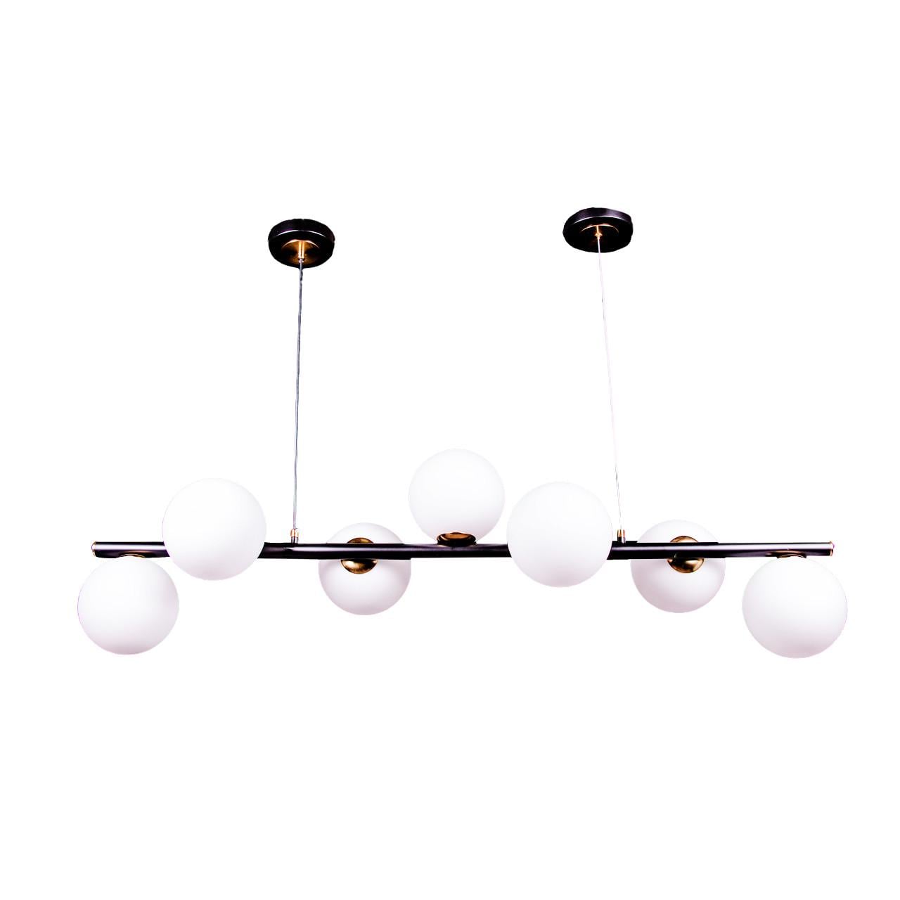 Люстра P9-2940/7 BK Black/wh bal на 7 лампочок (27854423)