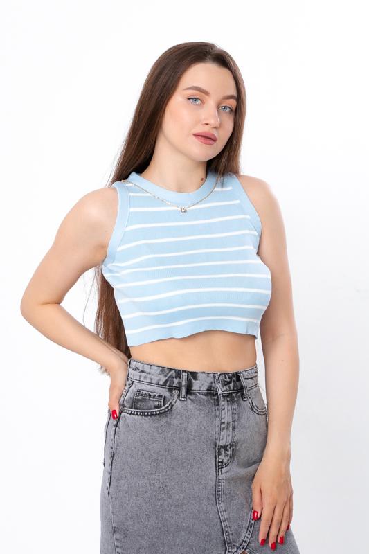 Топ жіночий р. 44 Блакитний (10254-v2)