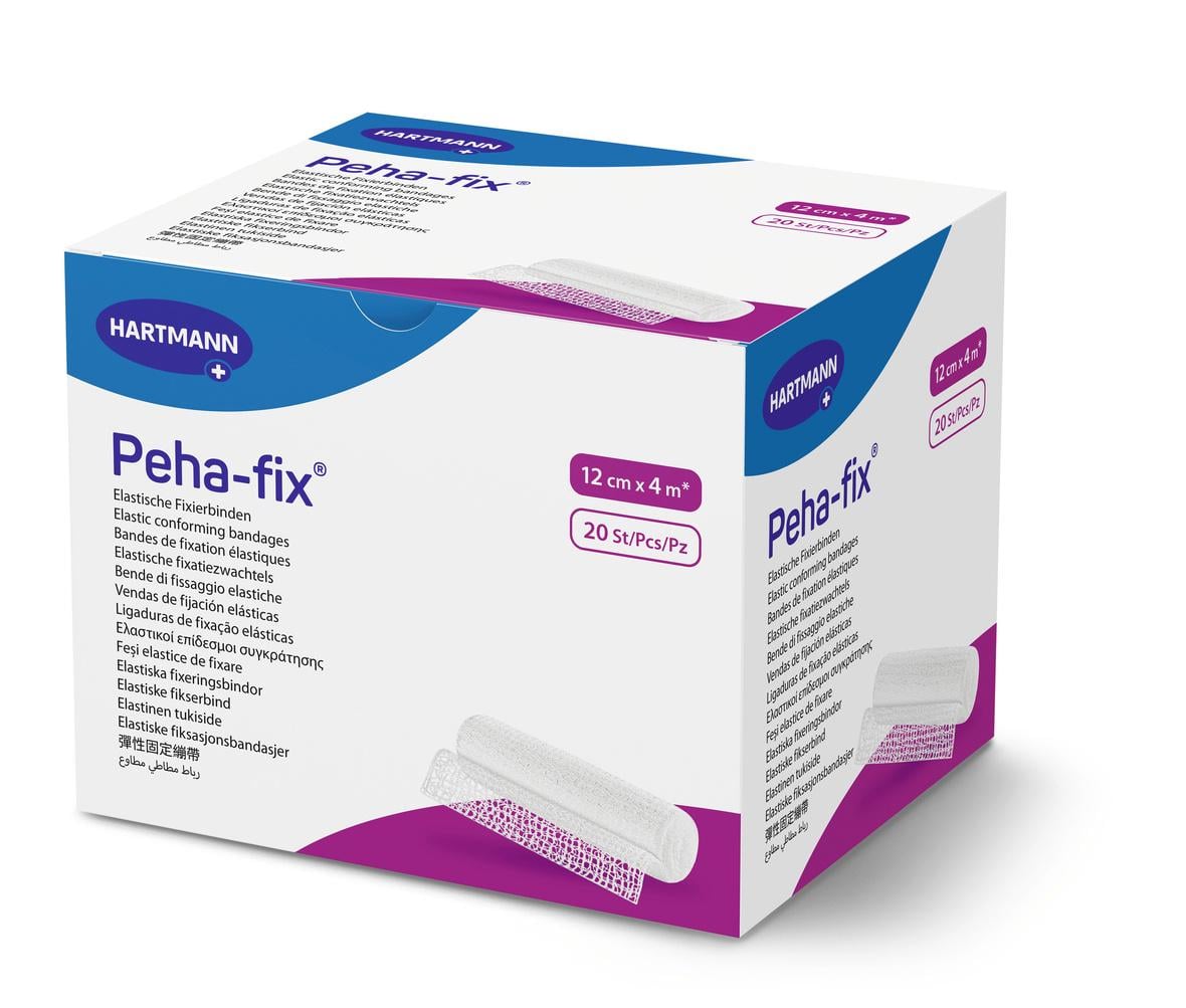 Бинты эластичные фиксирующие Peha-fix 12 см х 4 м 20 шт.