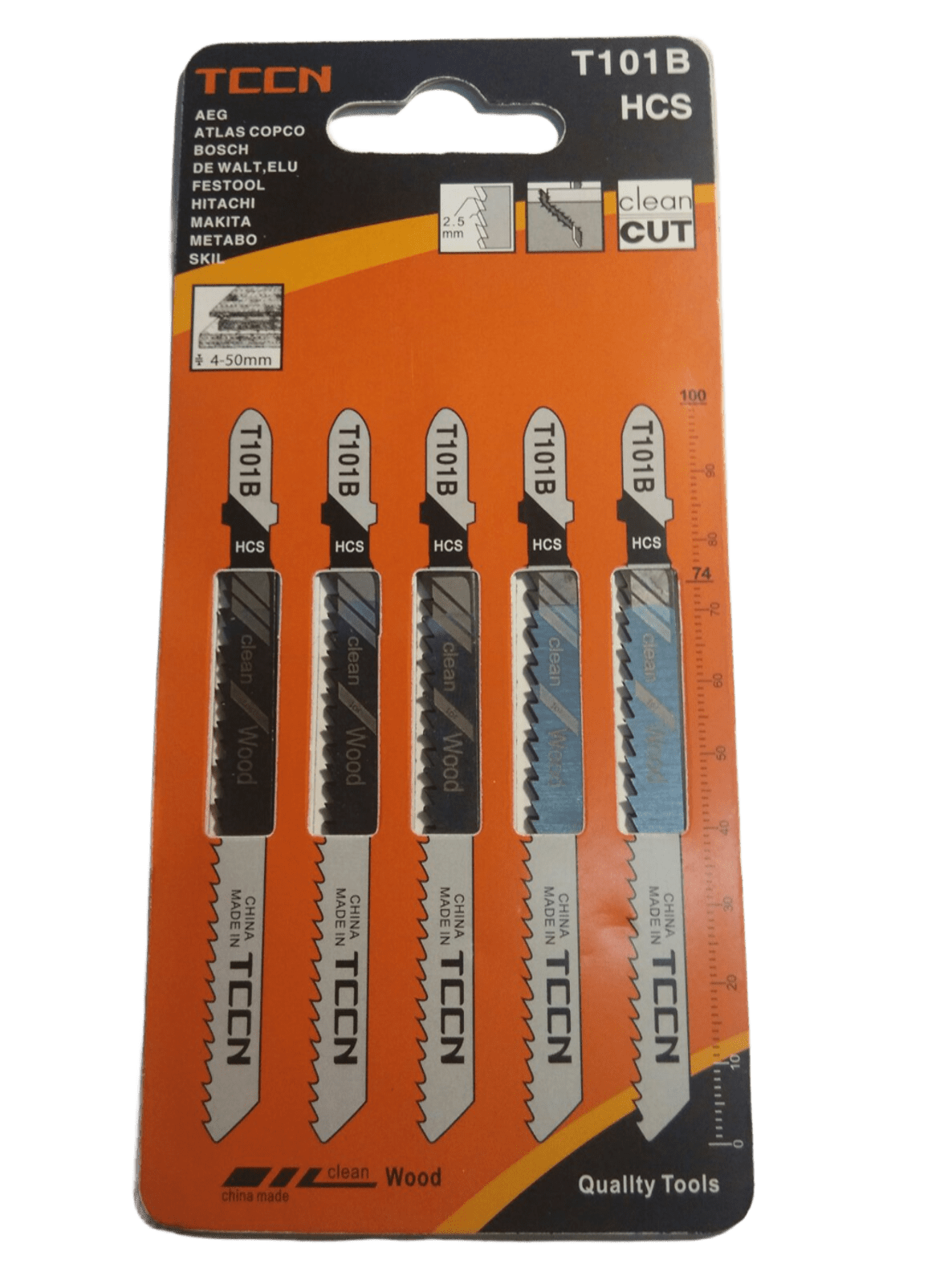 Пилочки для лобзика 101 B прямой рез 5 шт. Пилочки для лобзика 101 B прямой рез 5 шт.