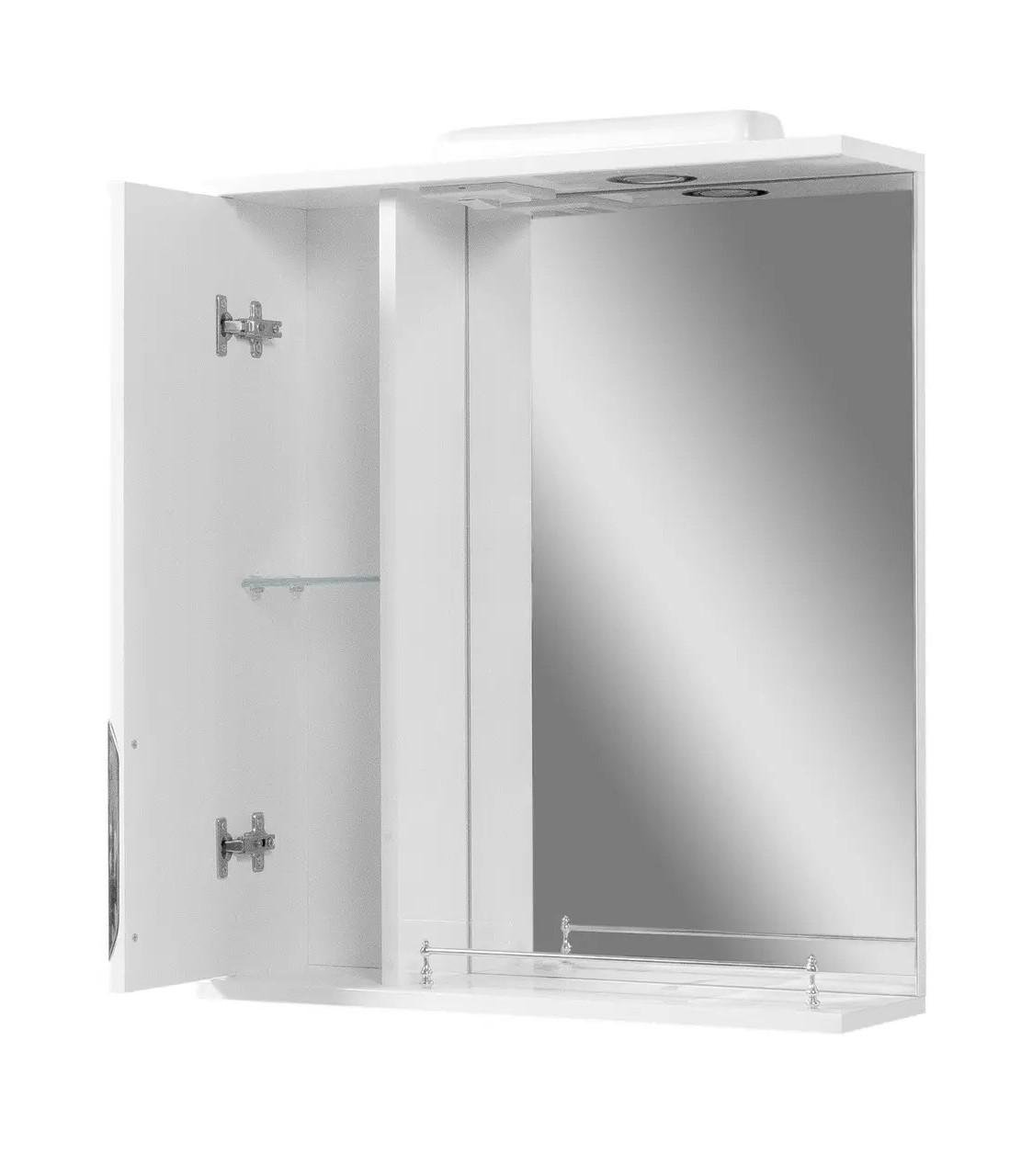 Зеркало для ванной комнаты Грация 55 с подсветкой правое (26354638) - фото 2