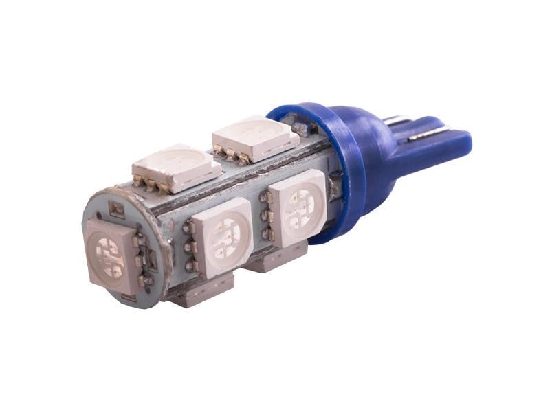 Автомобильная лампа светодиодная LEDUA T10-5050-9 SMD 24V Синий (1499)