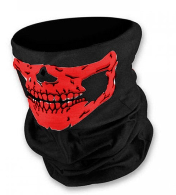 Бафф с черепом One Size Красный (1881885402)