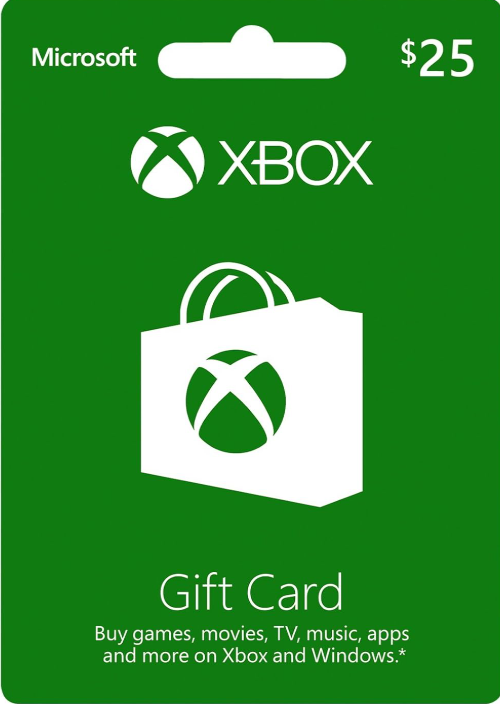 Карта пополнения Xbox Live Gift Card 25 USD (22736395)