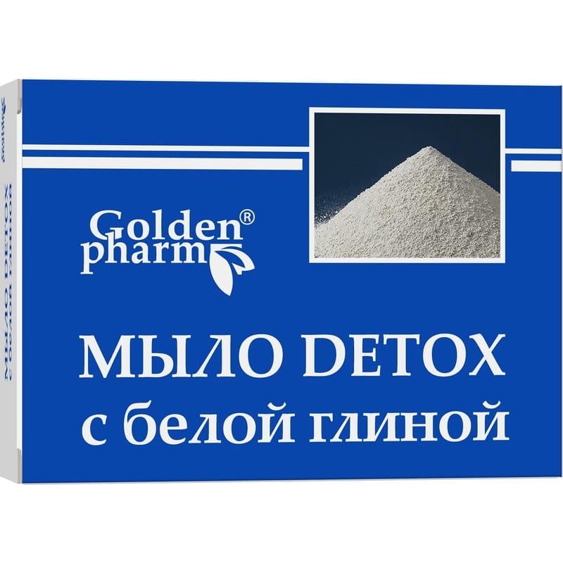 Мыло Голден-Фарм DETOX с белой глиной 70 г (00000033072)