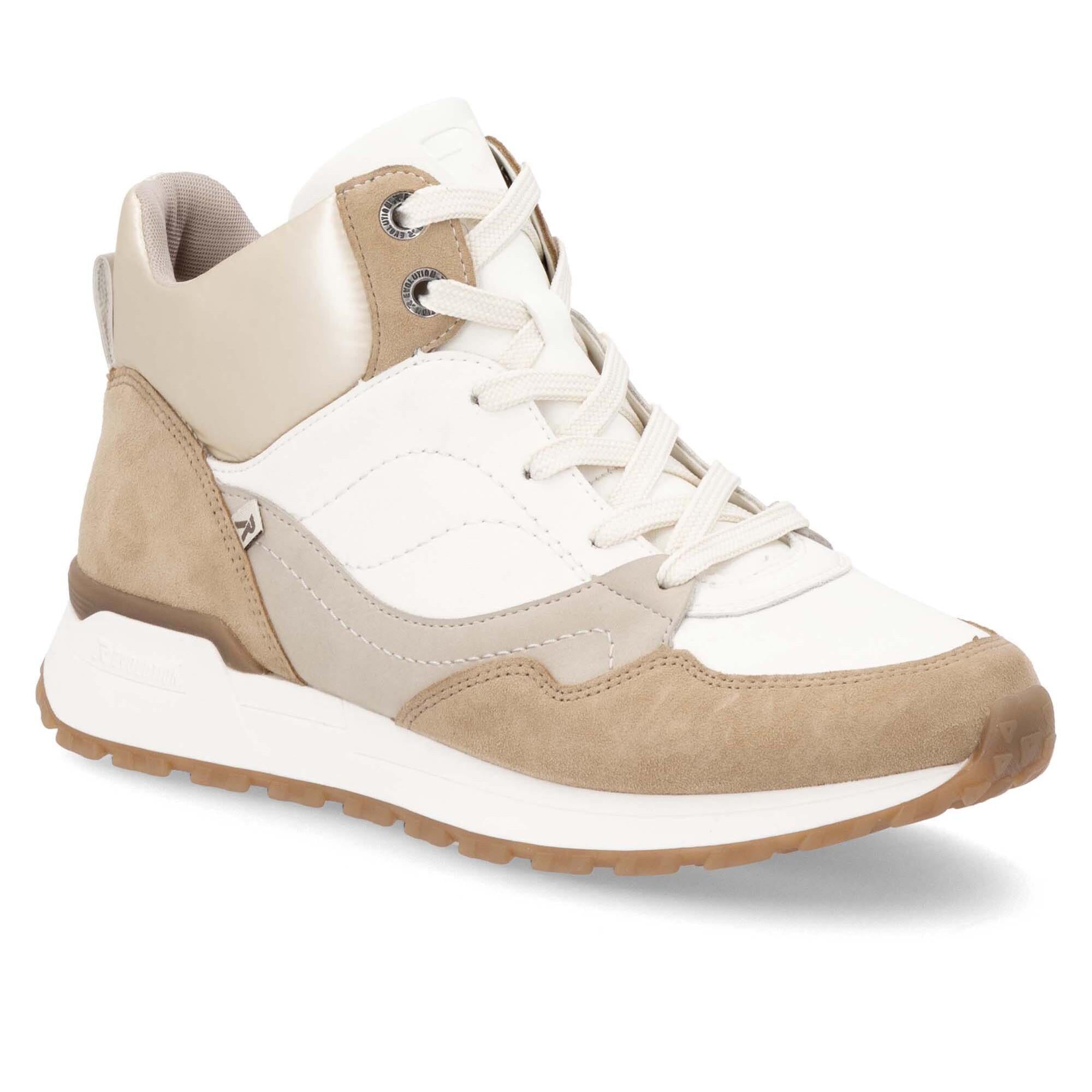 Ботинки женские осенние RIEKER Evolution спортивные р. 40 Бело-бежевый (056396-40)